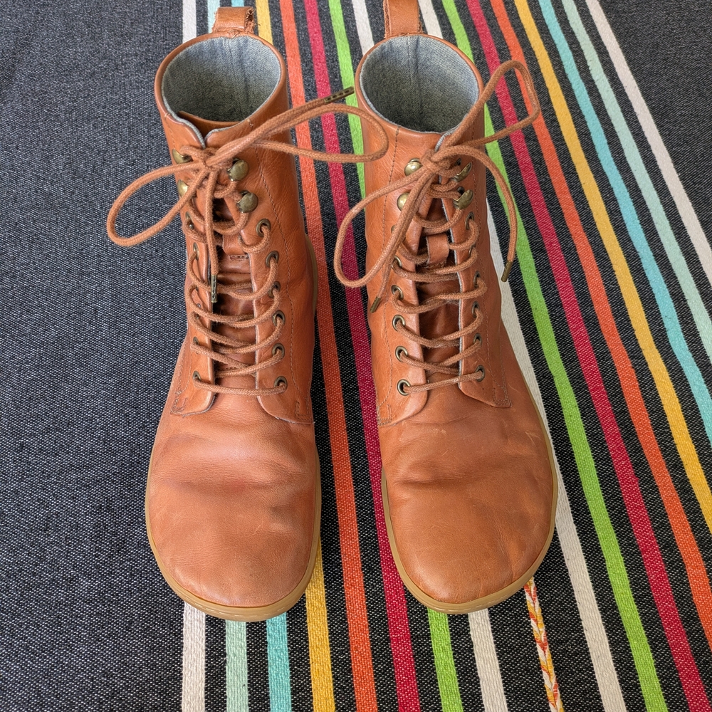 Mukishoes Alentejo Leather Barefoot Combat Boots - 39 - Picture 5 of 9